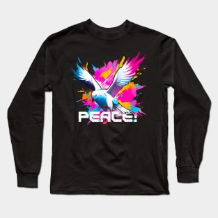 Dove of Peace - no war Long Sleeve T-Shirt